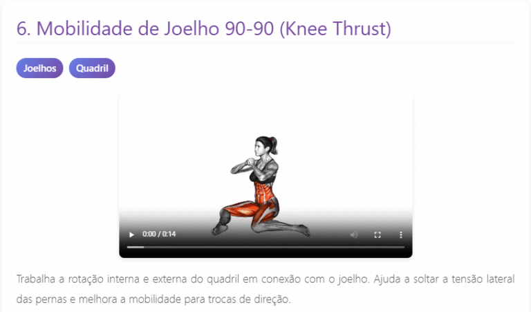Mobilidade de Joelho